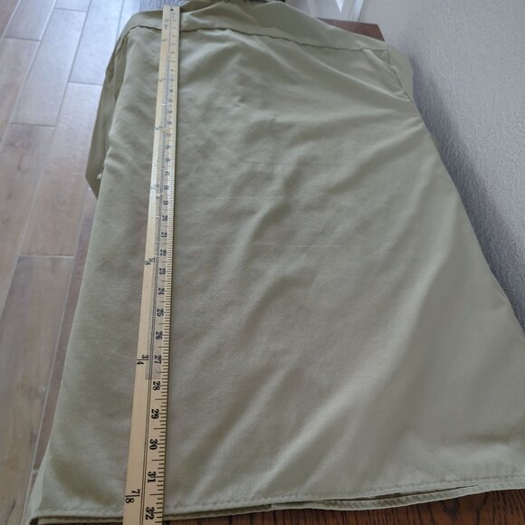 Dickies Mens Long Sleeve Button-Up Work Shirt Size XL Khaki Cotton/Polyester - Picture 13 of 15